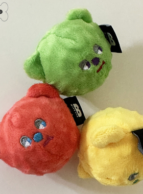 现货~韩国biteme宠物狗可爱泰迪果冻熊糖果球玩具三件套