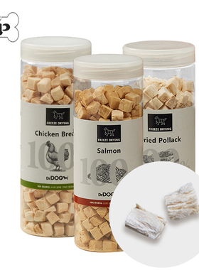 『Memory Pet』韩国DrDOG宠物猫狗三文鱼鸡胸肉明太鱼冻干零食