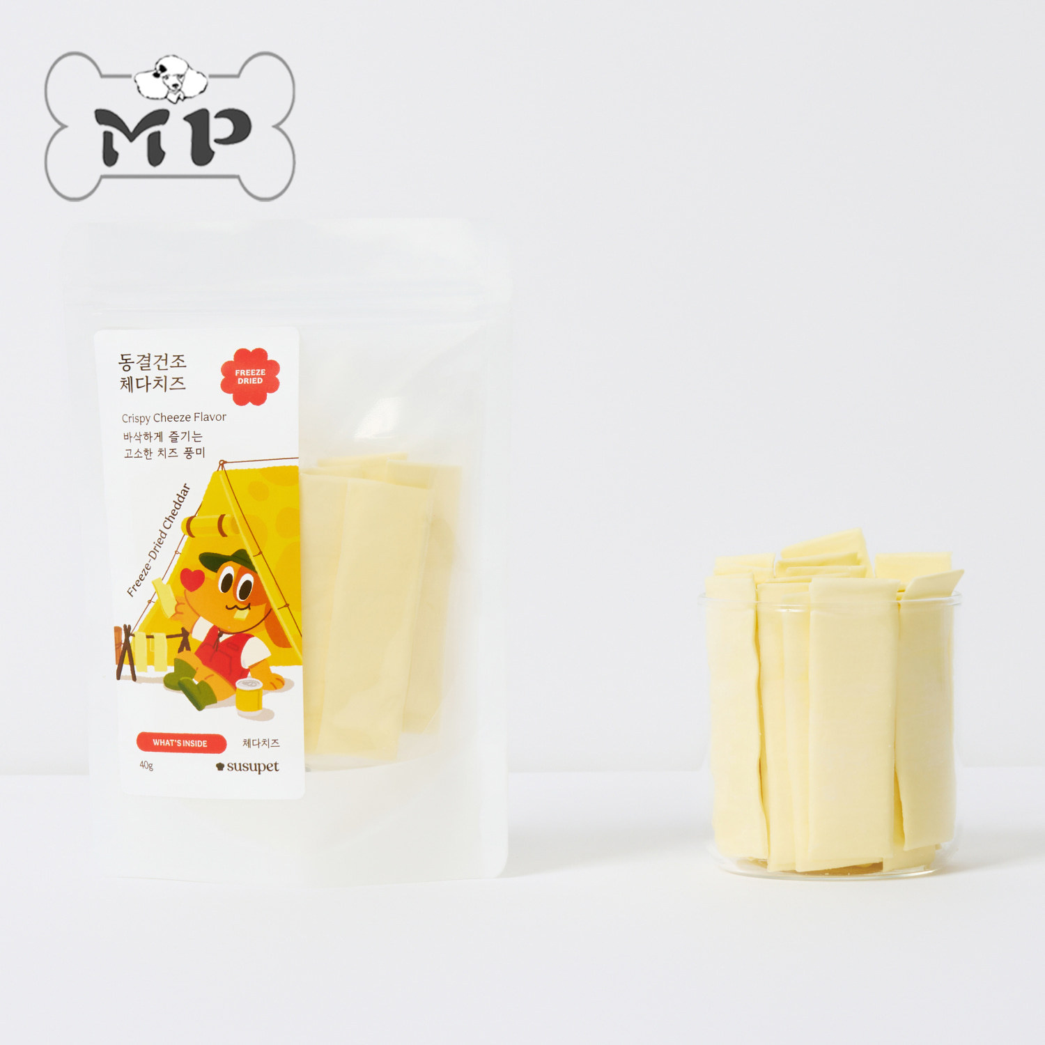 韩代宠物高适口性切达奶酪脆冻干