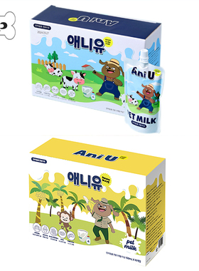 部分现货~韩国进口ANIU宠物零添加蔓越莓香蕉胶原蛋白1A级牛奶