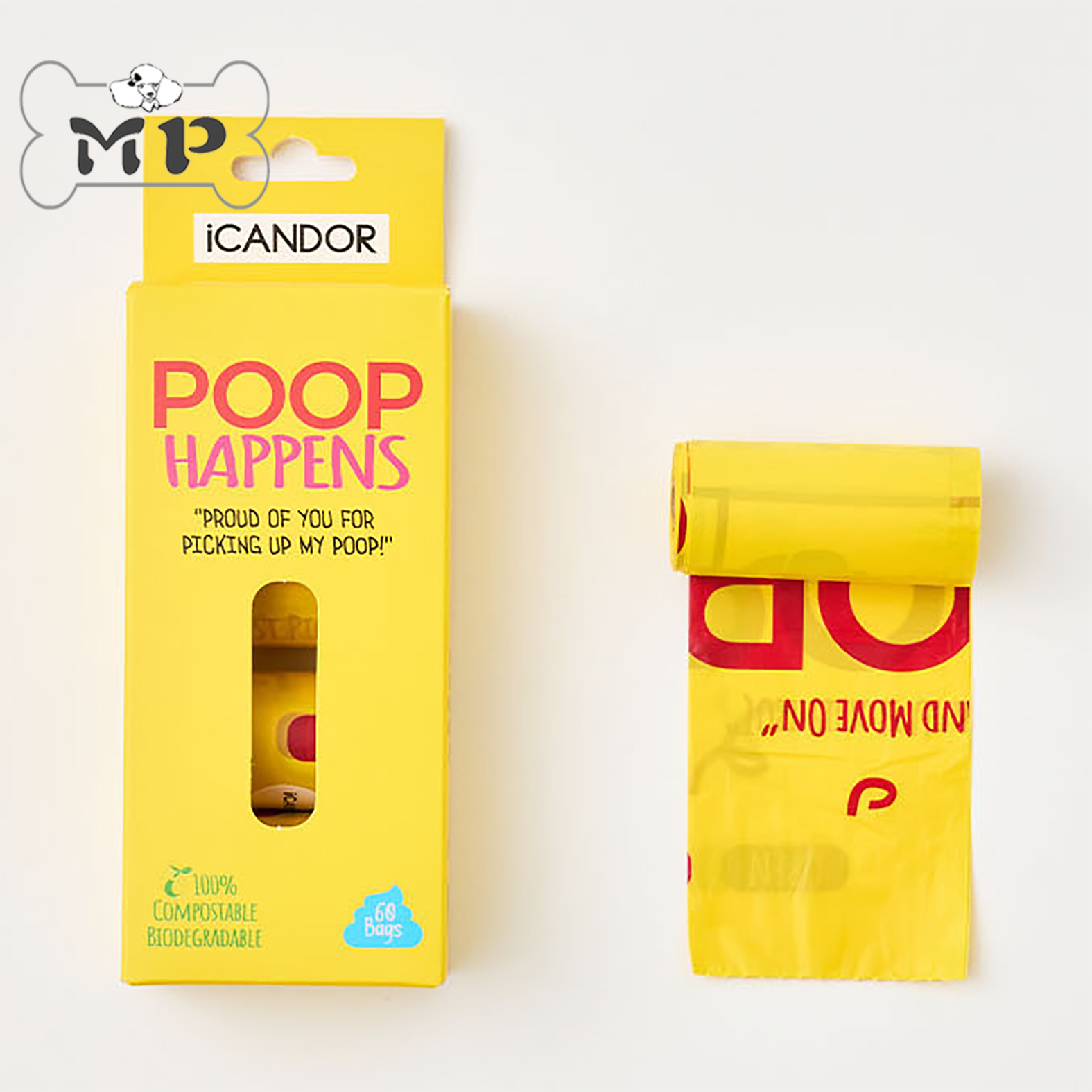 韩代宠物遛狗环保可降解拾便袋