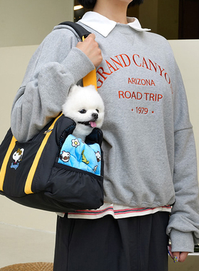 『Memory Pet』韩国parisdog宠物外出史努比可翻可推车单肩斜挎包