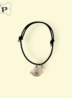 『Memory Pet』韩国代购宠物猫狗姓名定制比熊头可调节挂饰项链