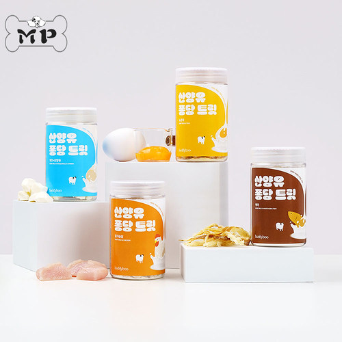 韩国进口猫狗奶酪蛋黄山羊奶冻干