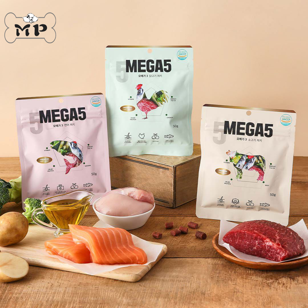 MEGA5宠物鸡牛肉三文鱼鹿肉冻干