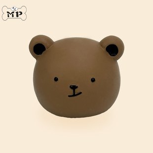 现货~韩国meaningless宠物安全认证乳胶小熊发声狗玩具