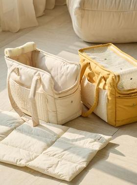 『Memory Pet』韩国代购ba＆ttang宠物外出舒适纯棉单肩手提包