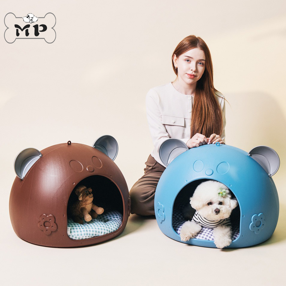 韩代可爱米奇耳朵半封闭猫窝狗窝