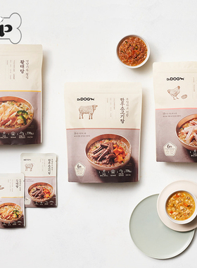 『Memory Pet』韩国代购Drdog宠物狗狗明太鱼鲍鱼参鸡牛肉汤 110g