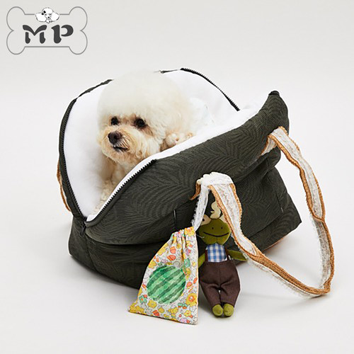 韩代LD宠物秋冬加厚卡其色单肩包