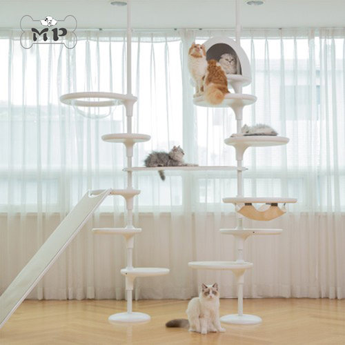 韩代宠物猫咪简约吊床跳板猫爬架