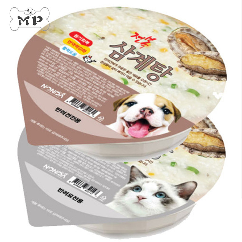部分现货~韩国正品代购NONDA宠物猫狗营养鲍鱼鸡肉粥参鸡汤120g