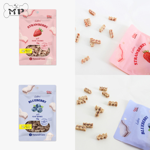 现货 Core宠物狗狗鸡肉草莓蓝莓乳酸菌夹心饼干 韩国Natural
