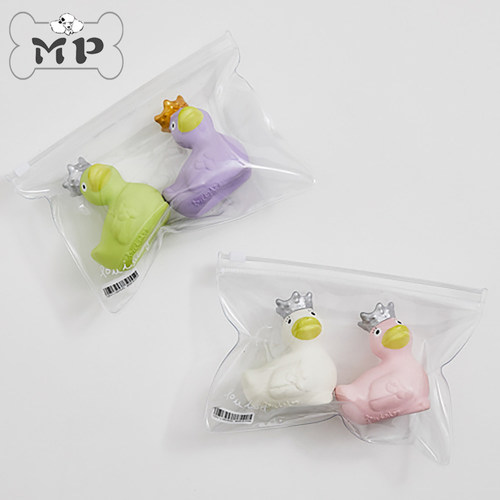 韩代宠物LD皇冠小鸭子乳胶玩具