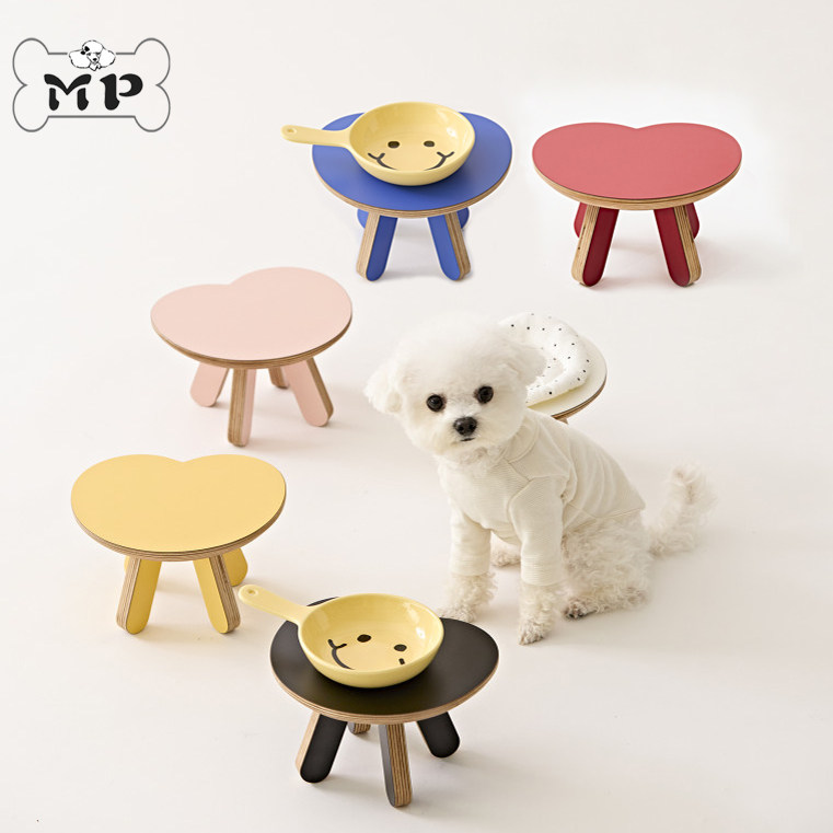 韩代白桦木环保HPL板爱心餐桌