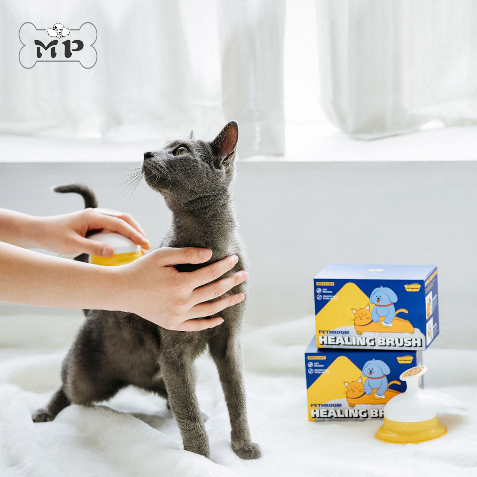 现货~韩国进口猫狗除毛硅胶洗澡