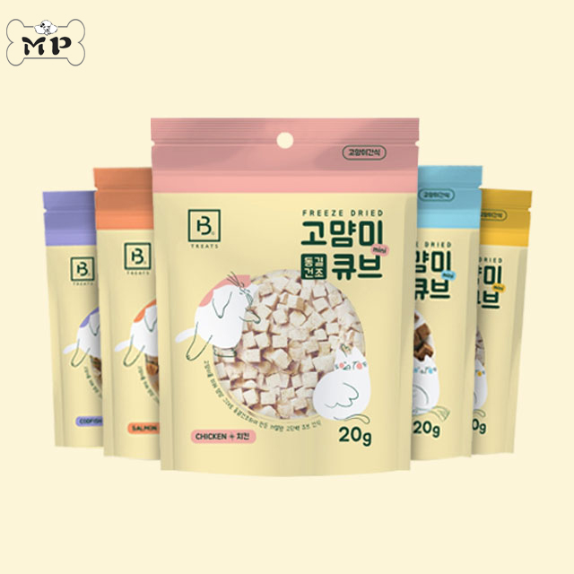 韩国正品猫咪鸡鸭三文鱼鳕鱼冻干