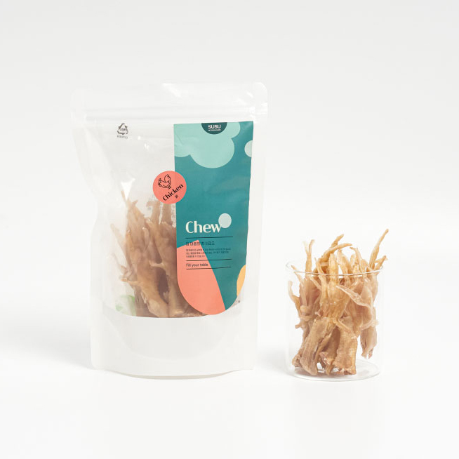 韩代宠物无骨鸡爪肉干营养零食