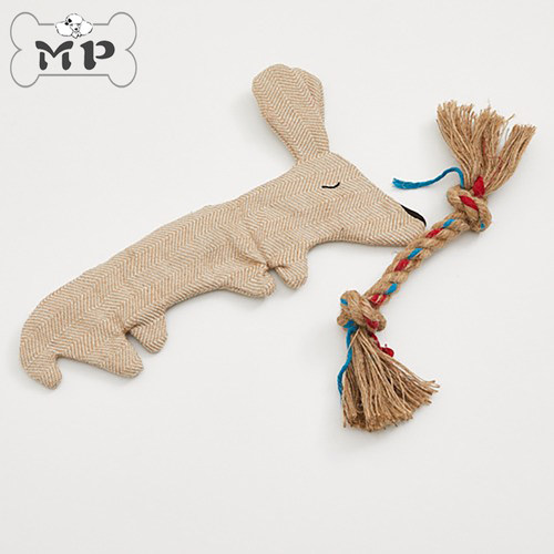 韩代宠物LD洁齿沙沙绳结互动玩具