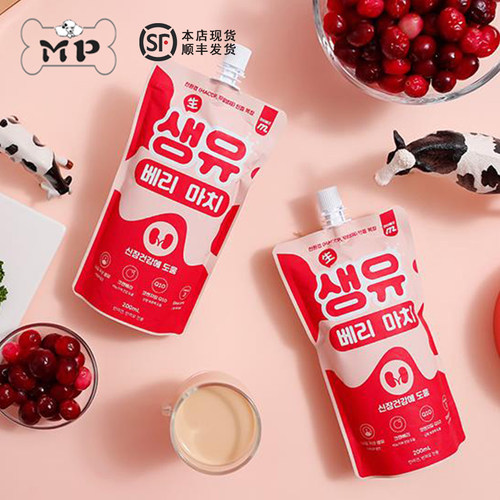 myvef保护肾脏猫狗蔓越莓牛奶