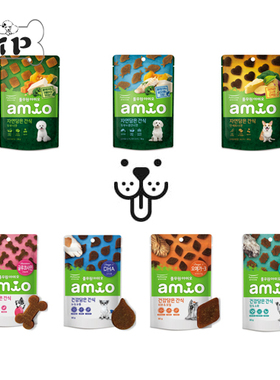 部分现货~韩国正品amio宠物狗眼睛皮肤关节健康豆腐昆虫零食80g