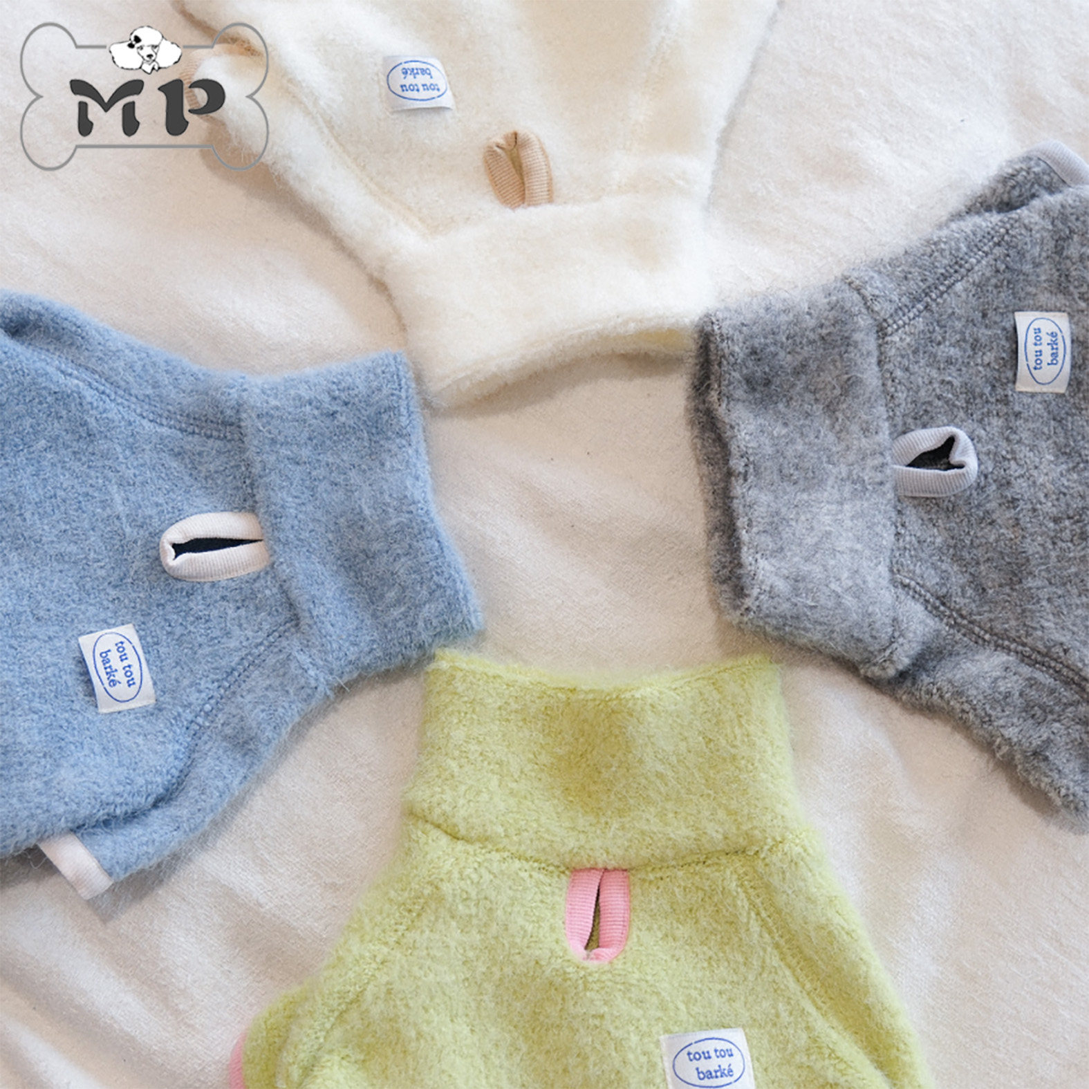 韩代宠物冬保暖轻便高领绒衫外套