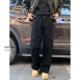 男生街头多口袋百搭宽松直筒休闲长裤 牛仔裤 子 复古工装 Entong美式