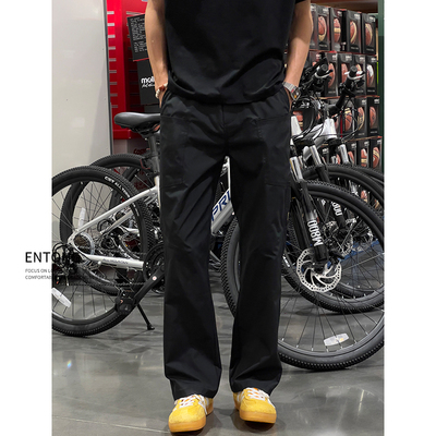 黑色轻薄cleanfit速干休闲裤