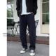 潮牌cleanfit休闲裤 Entong分割设计宽松百搭弯刀运动卫裤 男生美式