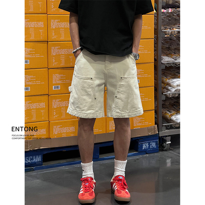 夏季新款伐木工装短裤