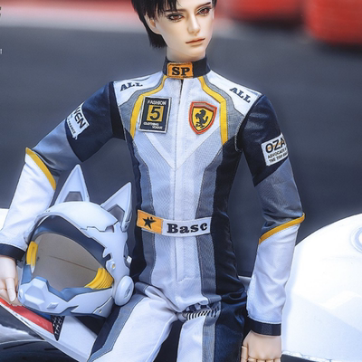 TD鹰扬机车装BJD娃娃头盔衣服