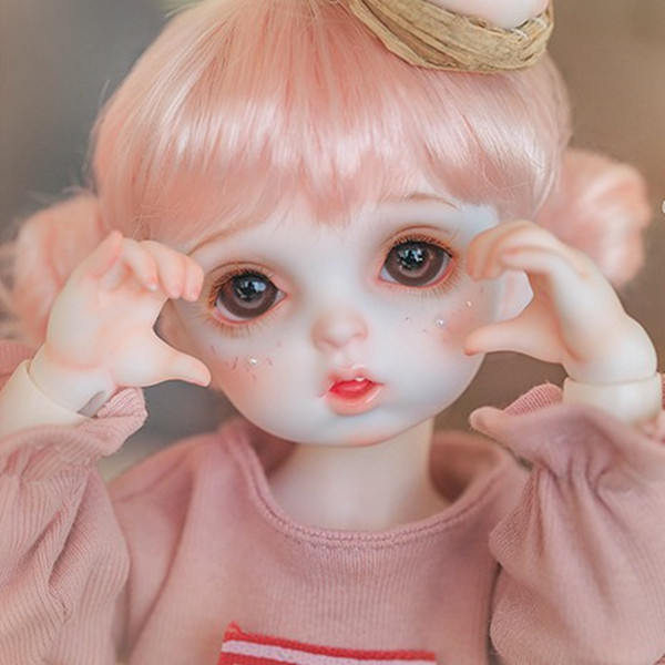 CD正版BJD6分女娃娃加妆现货蜜雪