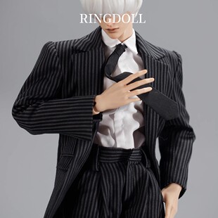 Ringdoll戒之人形 原创BJD娃娃衣服SD男4分叔西服西裤 特四西装套