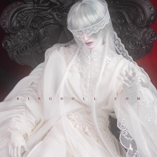 BJD娃娃古装男衣服Ringdoll戒之人形特四娃衣特别四分叔体白昼裙