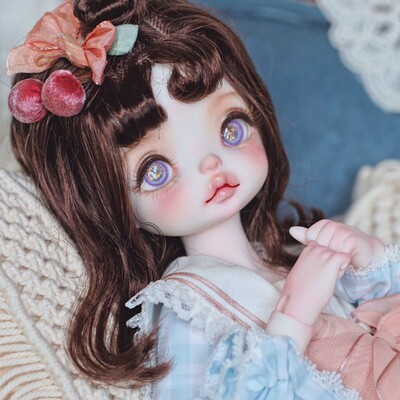 2D4分巨婴女娃米莎胖胖体BJD娃娃