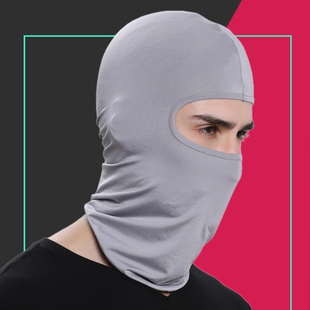 冰丝头套男防晒面罩夏季摩托户外钓鱼脸基尼骑车面具遮阳全脸帽子