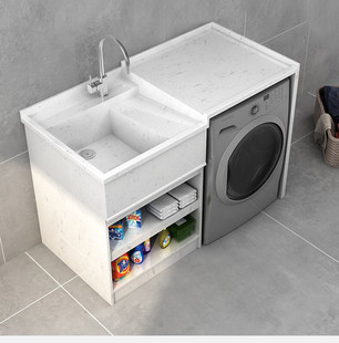 厂家直销天然大理石洗衣池花岗岩洗手台人造石岩板阳台窗石材加工