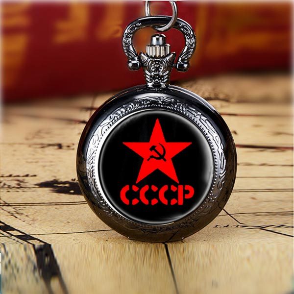 苏维埃CCCP共和国苏联社会共产主义斯大林创意怀表项链表礼物表