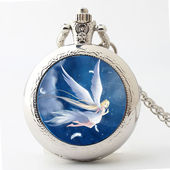 洛丽塔甜美优雅系列小女孩翻盖怀表项链时尚 品质百搭项链挂表 换装