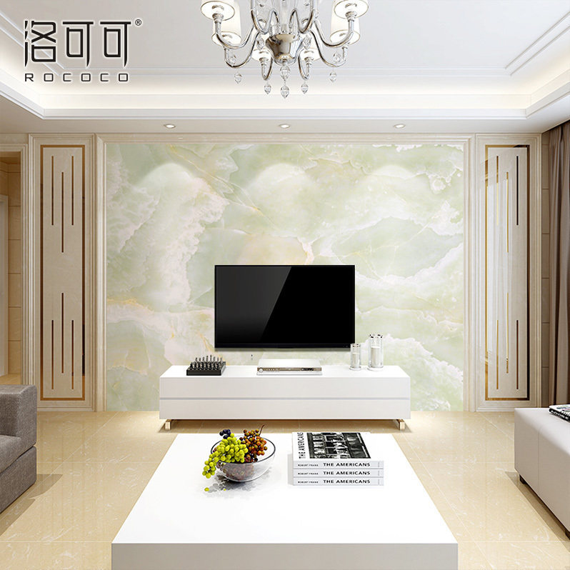现代简约壁纸大理石花纹电视客厅背景墙墙纸玄关环保墙布壁布