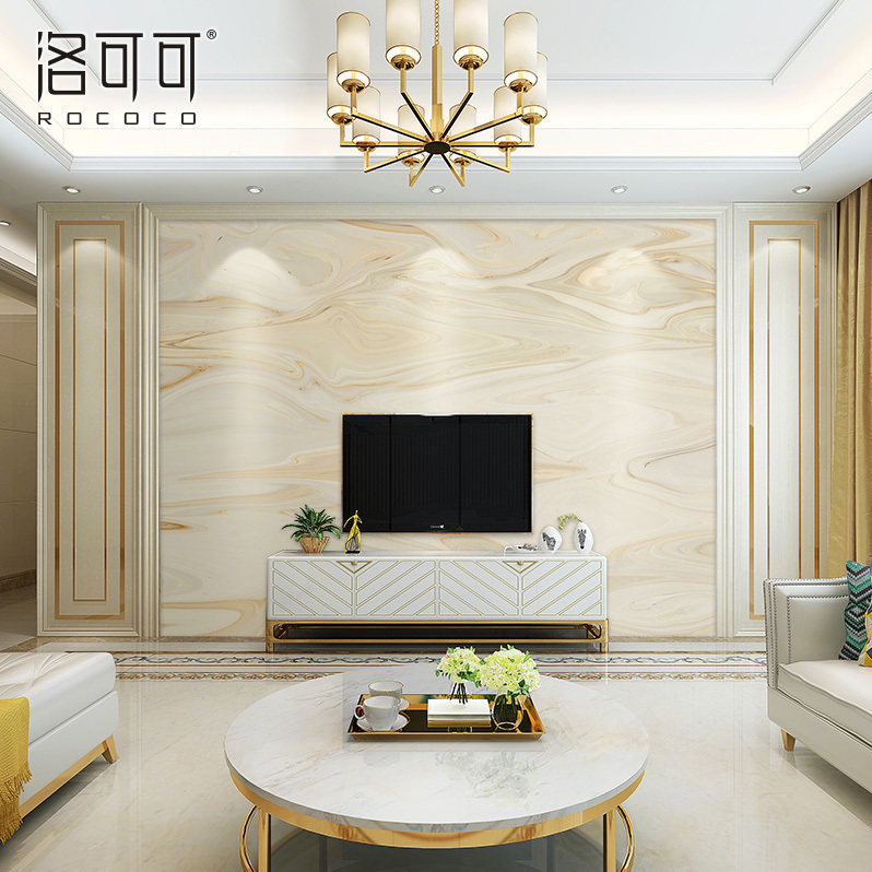 简约壁纸壁画大理石纹无缝整幅定制墙纸素雅客厅沙发背景墙纸