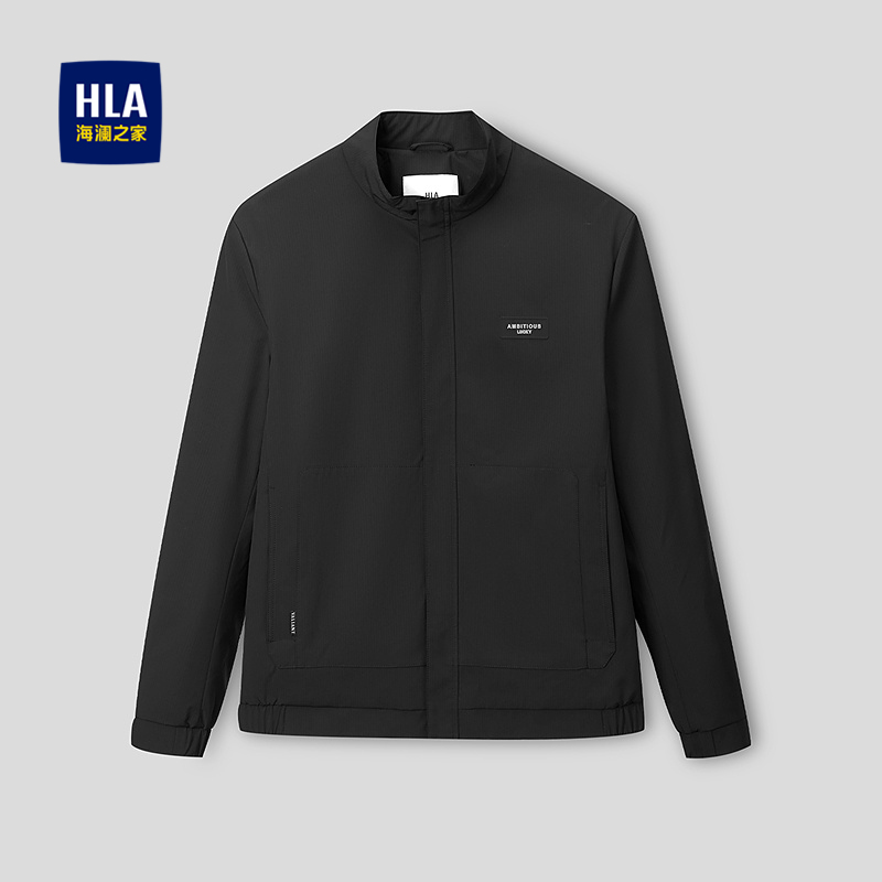 海澜之家干练立领国民臻品夹克