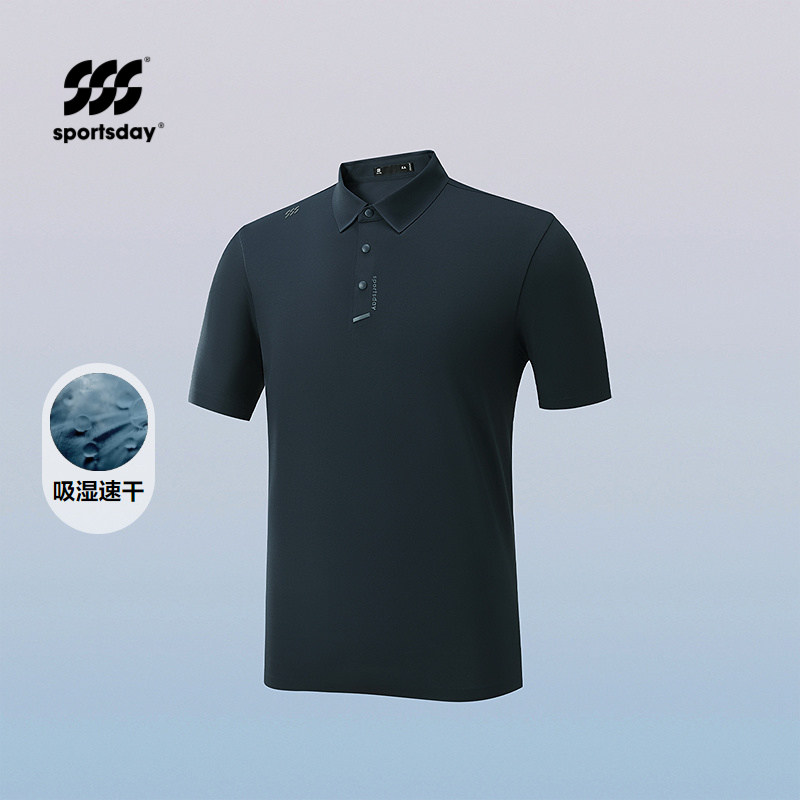 运动sportsday短袖POLO衫2026春夏新吸湿速干微弹翻