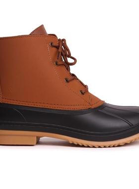 代购Northside男士雪地靴防水防滑保暖户外靴中筒系带冬季靴