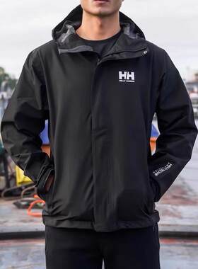 代购海丽汉森Helly Hansen SevenJ 防水外套连帽夹克男士户外单冲