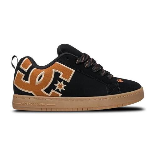海外代购DC SHOES男士运动休闲鞋耐磨包裹性好低帮拼接设计