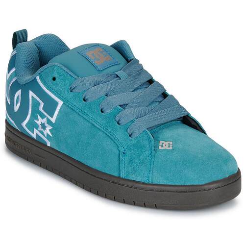 海外代购DC SHOES男士运动休闲鞋低帮蓝色日常穿搭街头潮流