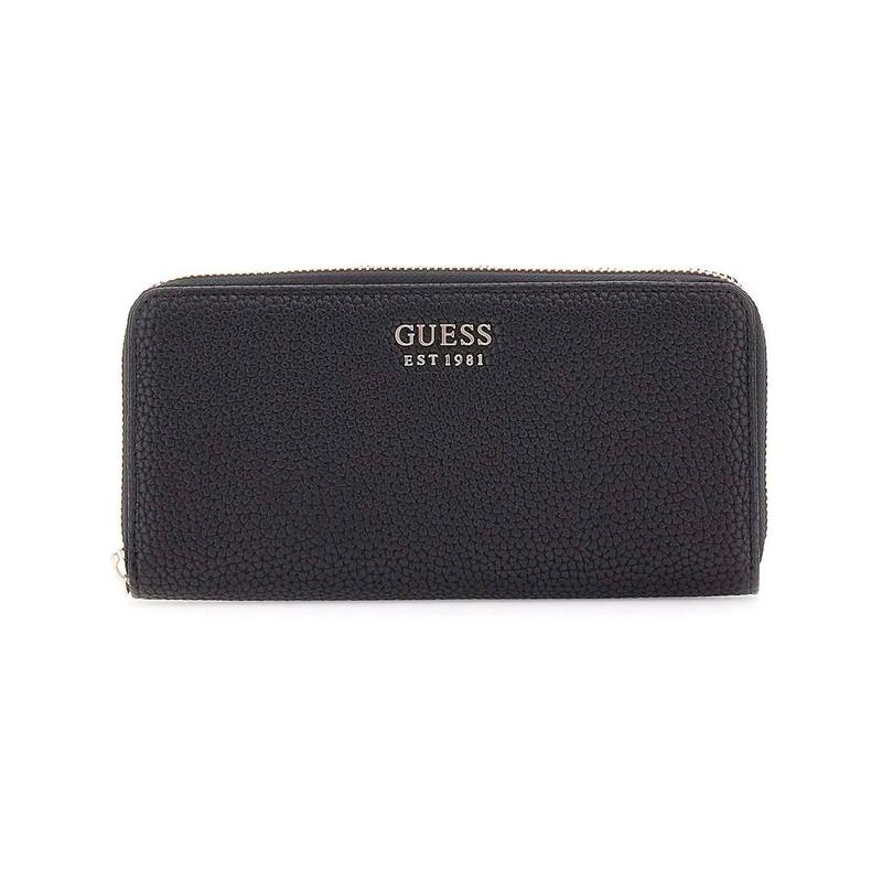 代购GUESS女士长款钱包多卡位收纳证件存储硬币隔层防滑设计黑色