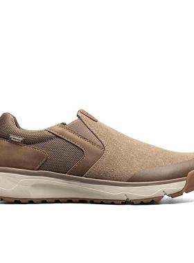 代购NUNN BUSH男士休闲鞋透气轻便软底舒适帆布Moc Toe套脚设计