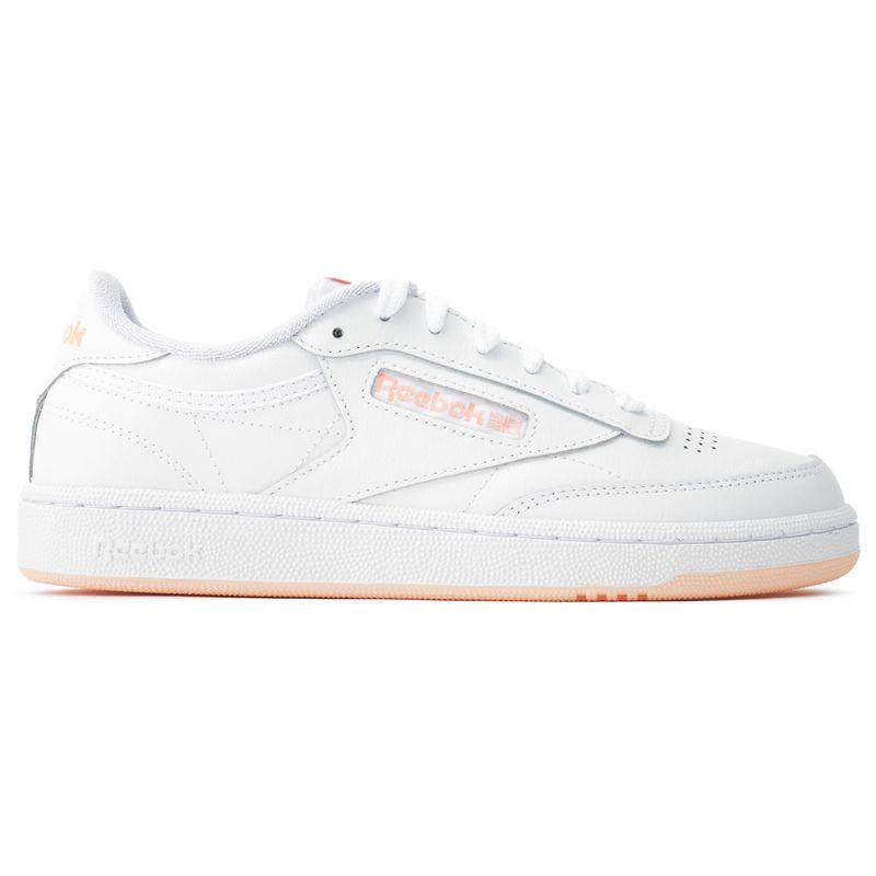 海外代购Reebok/锐步女士板鞋耐磨橡胶底抓地防滑低帮白色